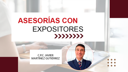 Product image for Asesoría con  C.P.C. Javier Martínez Gutiérrez