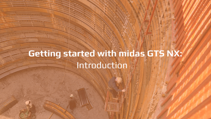 Product image for Getting Started with midas GTS NX: Introduction