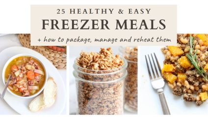 Product image for 25 Healthy and Easy Freezer Meals