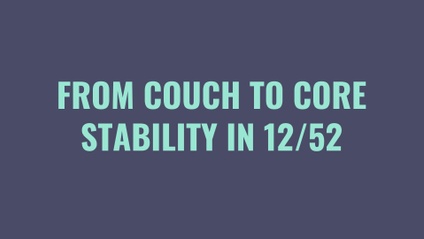 Product image for From Couch To Core Stability In 12 weeks