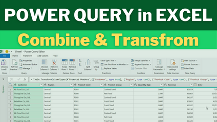 Product image for Power Query in Excel