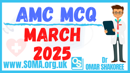 Product image for MARCH 2025 LECTURE NOTES ON AMC MCQ RECALLS QUESTIONS