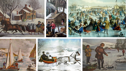Product image for Currier and Ives Fine Art Pages