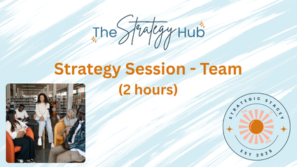 Product image for Strategy Session - Team - 2 Hours