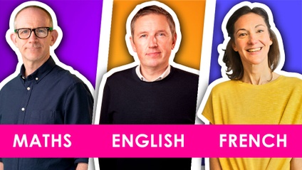 Product image for ALL 3 GCSE Revision Courses: Maths, English &amp; French