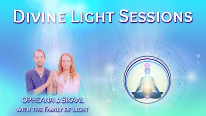 Product image for Divine Light Sessions with Opheana & Sikaal ~ 30 or 60 Minutes via Zoom