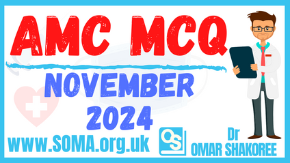 Product image for NOVEMBER 2024 LECTURE NOTES ON AMC MCQ RECALLS QUESTIONS