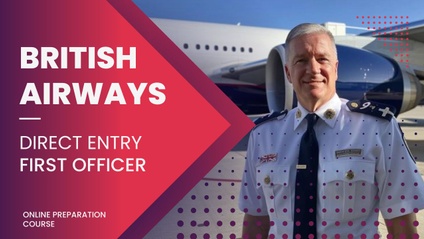 Product image for British Airways BA Direct Entry First Officer - Online Assessment Tests, Video Interviews Preparation Online Course
