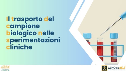 Product image for Il trasporto del campione biologico nelle sperimentazioni cliniche