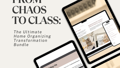 Product image for From CHAOS to CLASS: The Ultimate Home Organizing Transformation Bundle