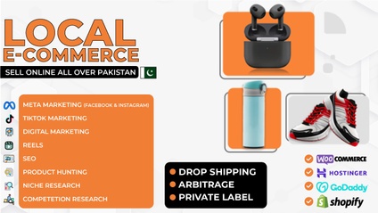 Product image for Start your Local E-Commerce Shopify / WordPress Store in Pakistan