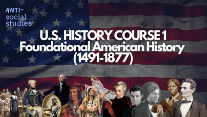 Product image for U.S. History Course 1 (1491-1877)