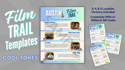 Product image for Tourism Magnet: Film Trail Promotion Pack - Cool Tones