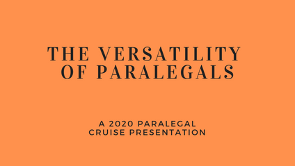 Product image for The Versatility of Paralegals