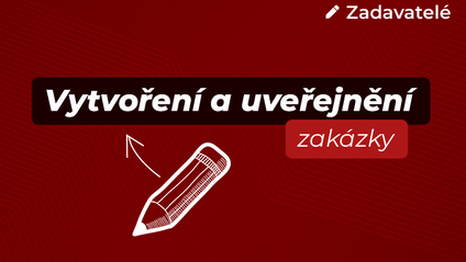 Product image for Zadavatel.cz - vytvoření a uveřejnění zakázky