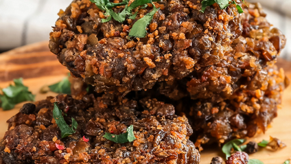 Product image for Dr. Ann's Black Bean Burger Recipe