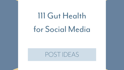 Product image for 111 Gut Health | Post Ideas