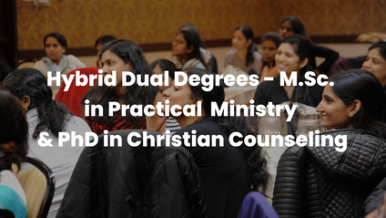 Product image for Hybrid Dual Degrees - M.Sc. in Practical Ministry & PhD in Christian Counseling