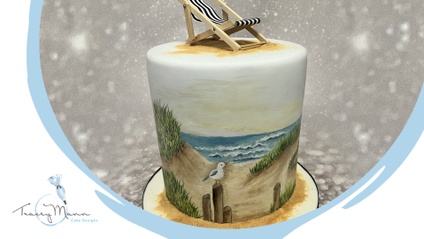 Product image for Beach Scene Painting