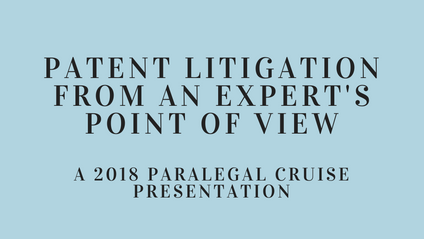 Product image for Patent Litigation from an Expert's Point of View