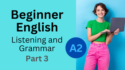 Product image for A2 - Intermediate English - Part 3 - Listening and Grammar