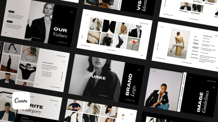 Product image for BURKE | Brand Guidelines Template