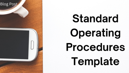 Product image for Standard Operating Procedures Template