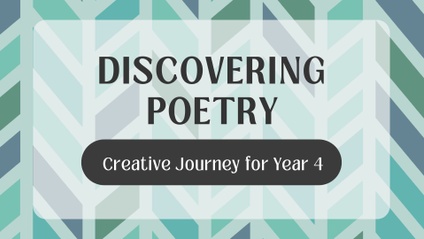 Product image for Discovering Poetry: A Creative Journey for Year 4
