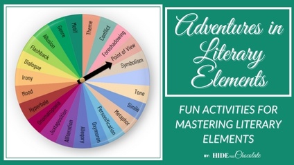 Product image for Adventures in Literary Elements ~ Fun Activities for Mastering Literary Elements