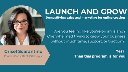 Product image for Launch & Grow: Demystifying sales and marketing for online coaches