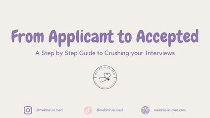 Product image for A Step by Step Guide to Crushing Medical School Interviews
