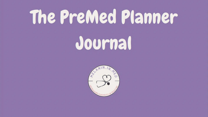 Product image for The PreMed Planner Journal