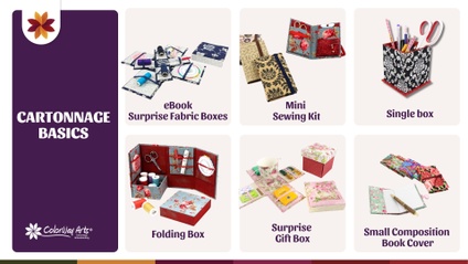 Product image for Basic cartonnage projects to get started!