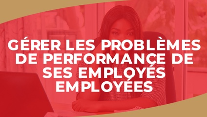 Product image for IGTC01RH - Gérer les problèmes de performance de ses employés employées (FR)