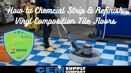 Product image for How to Strip & Refinish VCT 