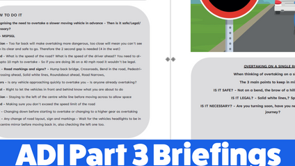 Product image for Bite Size Briefings Overtaking - Single road and dual carriageway