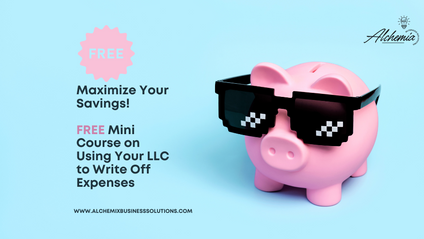 Product image for Maximize Your Savings: FREE Mini Course on Using Your LLC to Write Off Expenses