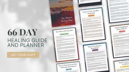 Product image for 66 Day Healing Guide and Planner