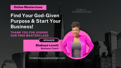 Product image for FREE MASTERCLASS: FIND YOUR GOD-GIVEN PURPOSE & START YOUR BUSINESS!