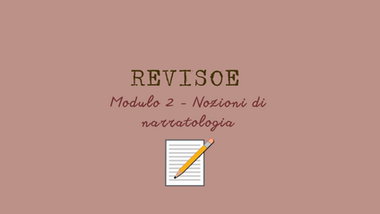 Product image for Revisoe - Modulo 2 (Nozioni di narratologia)
