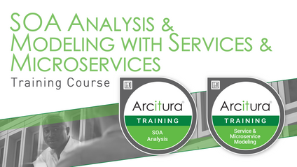 Product image for SOA Analysis & Modeling with Services and Microservices Course (3 Modules)