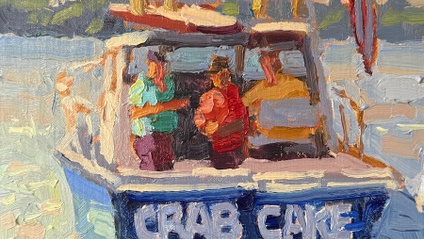 Product image for Crab Cake - Pause & Paint Along Video
