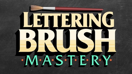 Product image for Lettering Brush Mastery