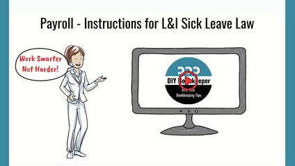 Product image for Payroll - Instructions for L&I Sick Leave Law