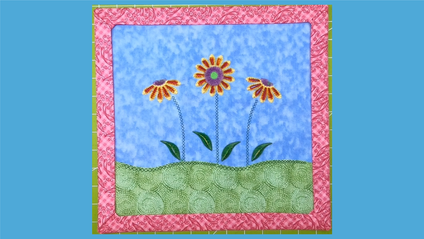 Product image for Thread Velvet & Fringe Flowers - PJ's Embroidery Club - May 2024