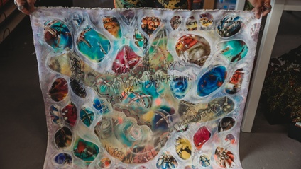 Product image for Whispers of the Hollow Bone: Harvest Moon immersive portal painting retreat
