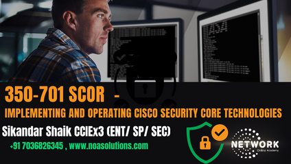 Product image for 350-701 SCOR Implementing and Operating Cisco Security Core Technologies