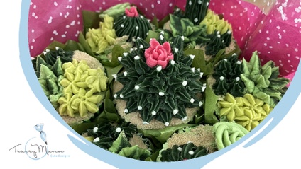 Product image for Cacti cupcake bouquet