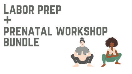 Product image for prenatal workshop and labor prep bundle