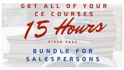 Product image for Fiver Pass for Salespersons and Associate Brokers